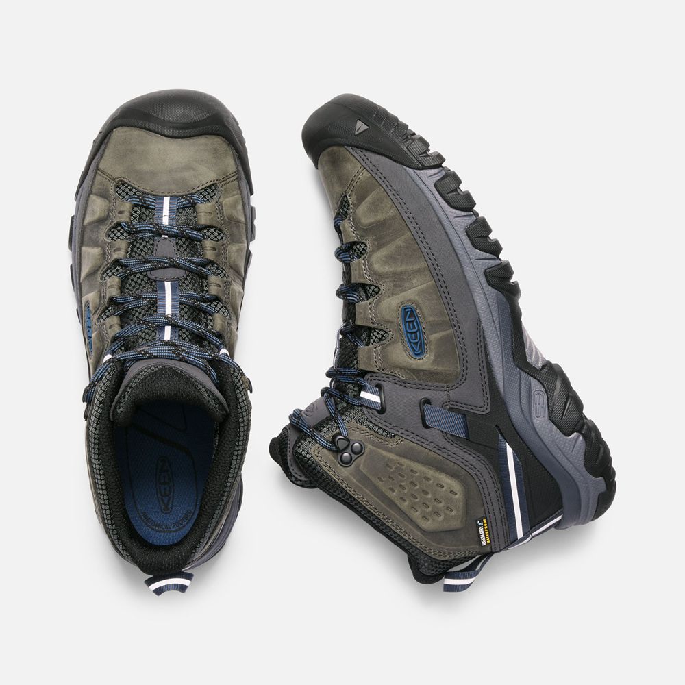 Keen Outdoor Bot Erkek Siyah Kahverengi - Targhee Iii Waterproof Mid - Türkiye AGSL15049